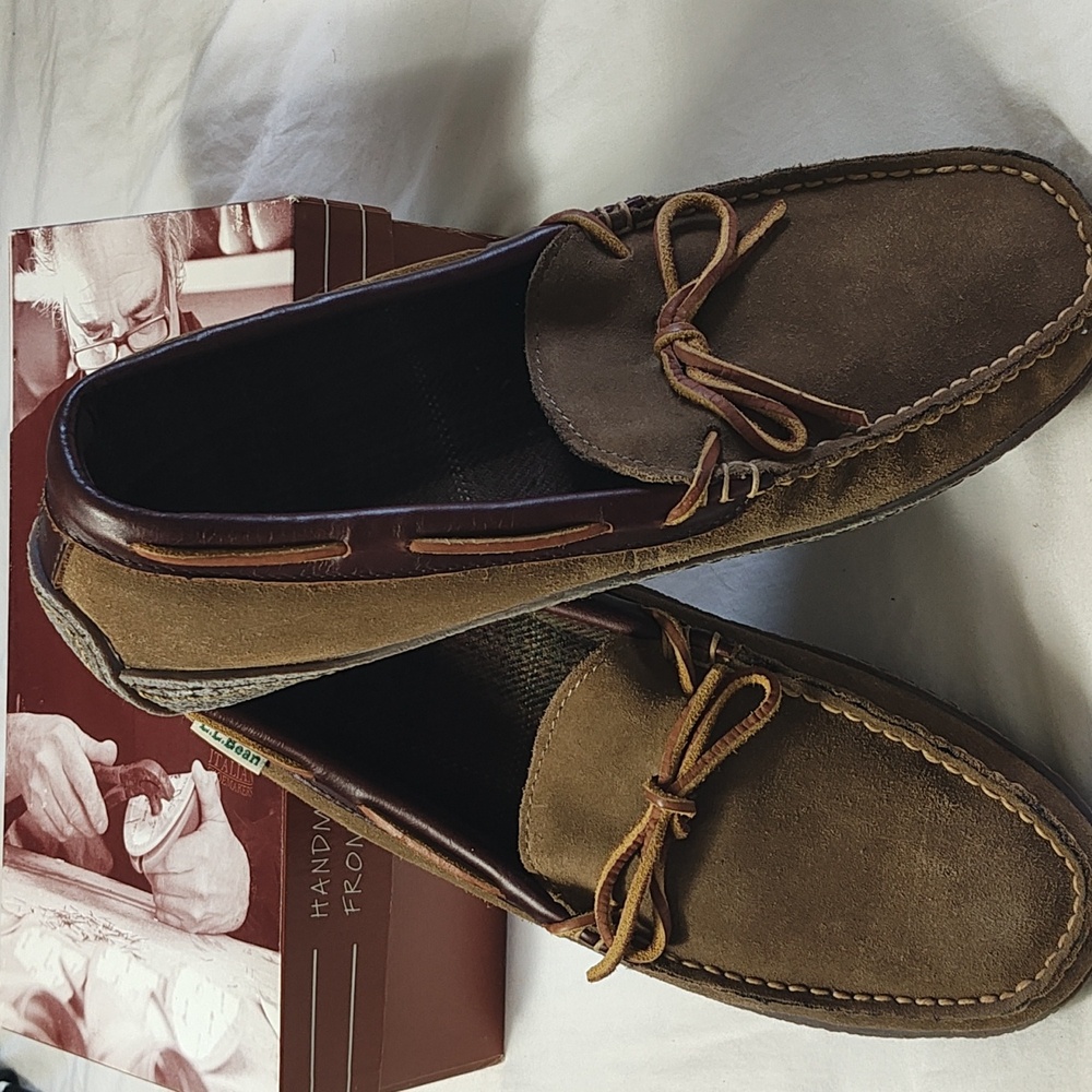 Brown Suede Men's Loafers - Picture 1 of 9